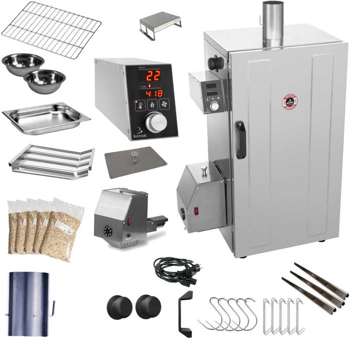 Wędzarnia elektryczna Smoker BBQ Borniak BBDST-70 Timer INOX POZNAŃ