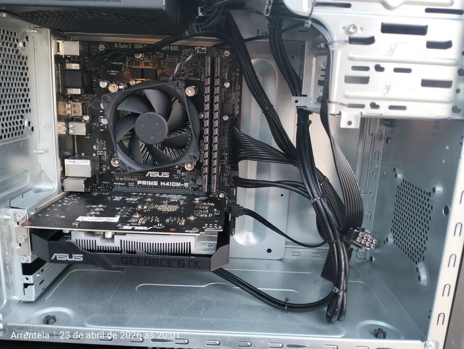 PC com Intel Core i5 10400F + 16GB DDR4 + SSD 512GB + Geforce 1650 4GB