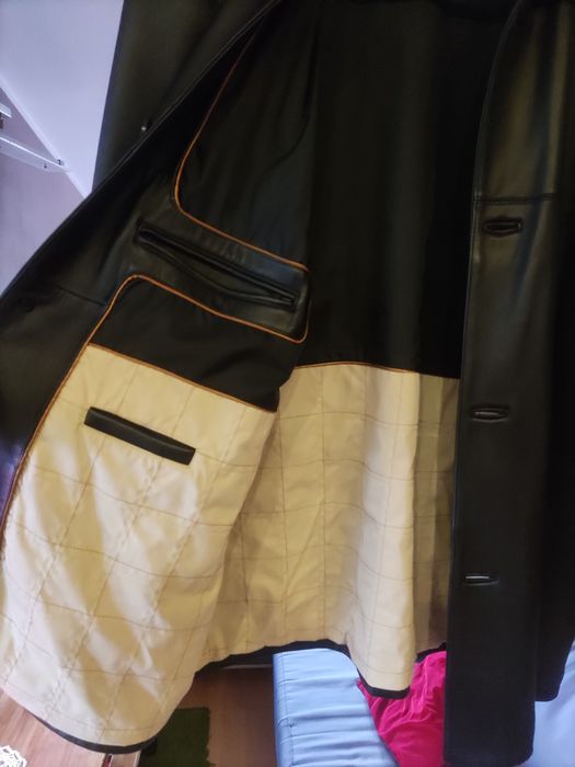 Kurtka skórzana męska