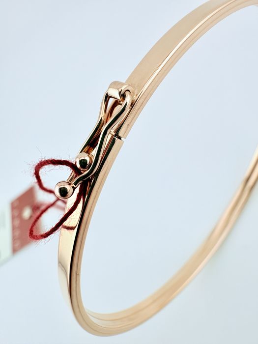 Золотий браслет жорсткий (скоба)