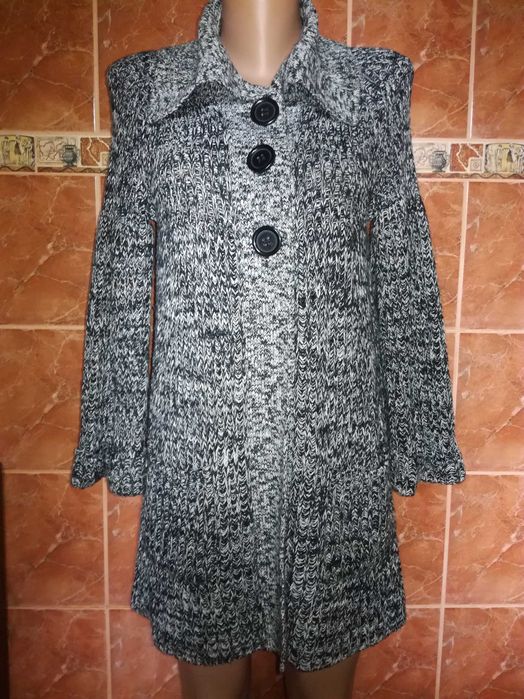 Кардиган трапеция на пуговицах