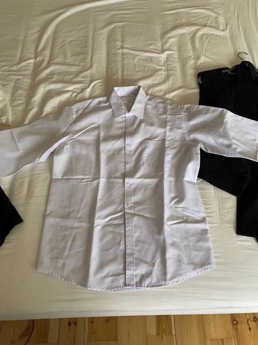 Fato académico praxe. Sapatos tamanho 45. Tamanho fato L.