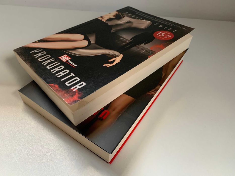 zestaw książek Paulina Świst - Prokurator i Incognito używane