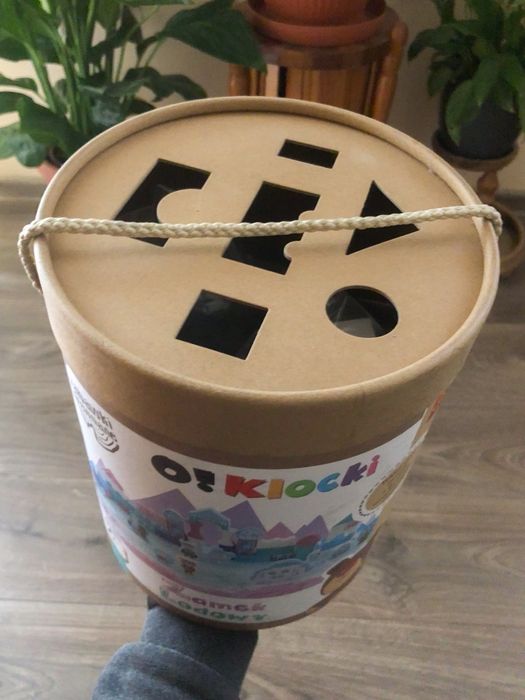 NOWE drewniane klocki Trefl