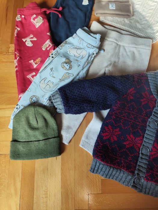 Paka dla chłopca, rozm 86, kurtka, dresy i inne