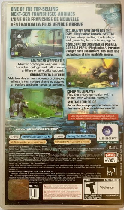 Ghost Recon Advanced Warfighter PSP
