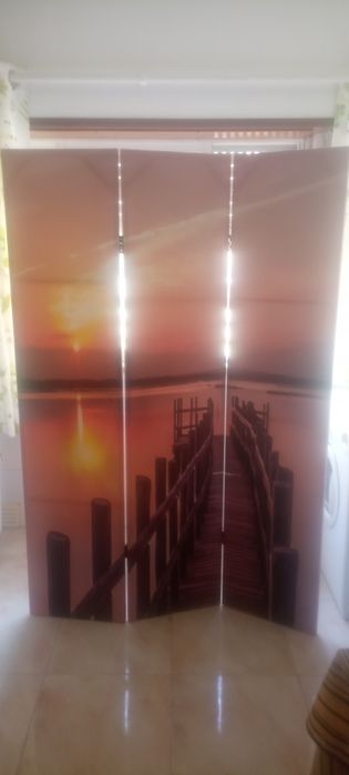 Biombo praia com lados diferentes