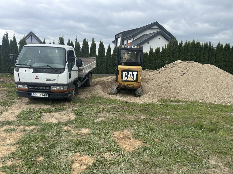 Minikoparka, wywrotka 3,5t, Wyrzysk, Piła, Chodzież,