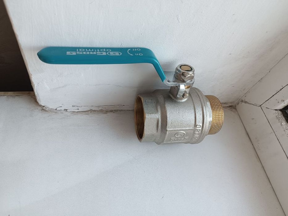 Кран кульовий Gross Ду 2" В-3 латунь DN50 PN30