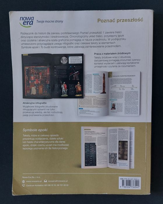Podręcznik do historii Poznać Przeszłość 1 NOWA ERA podstawowy