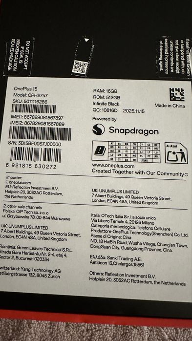 OnePlus 15 16/512 Piękny