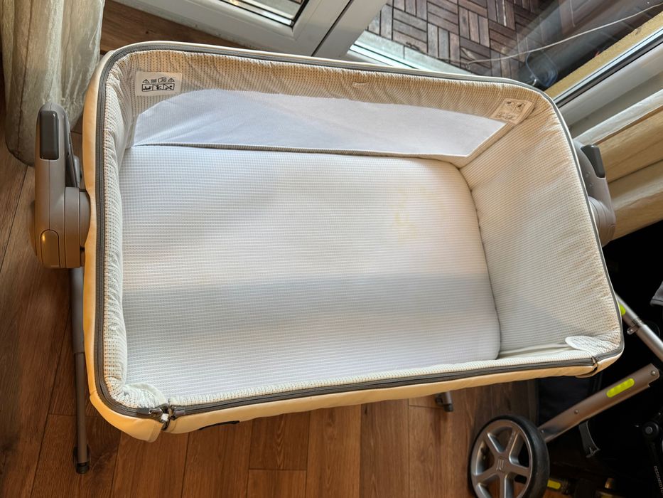 Łóżeczko Dostawne Chicco Next2MeMagic+Materac+Pościel Stan:BardzoDobry