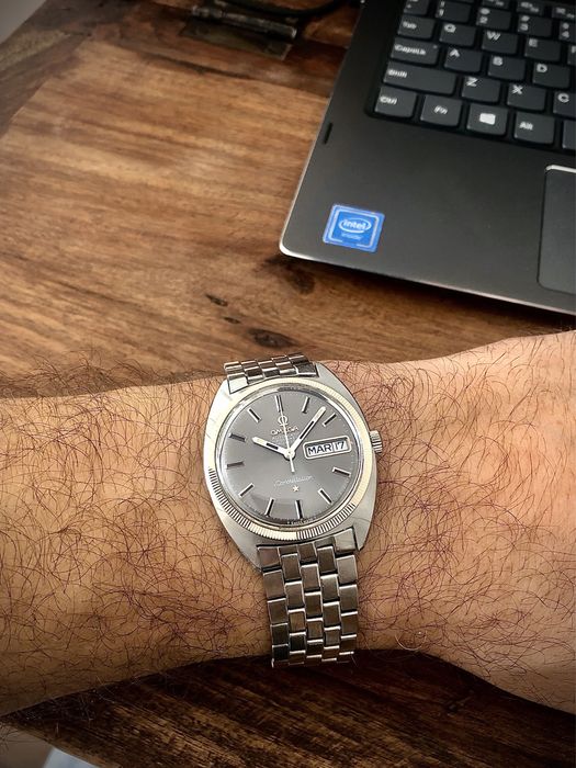 Omega Constellation grey dial