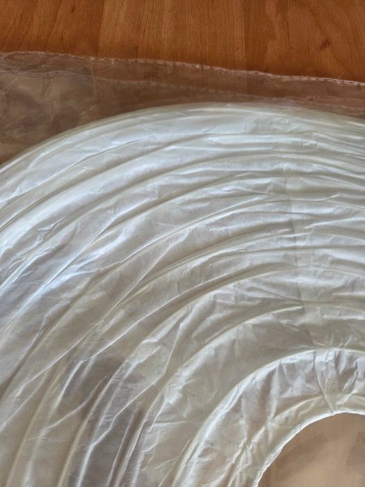 Lampion abażur biały