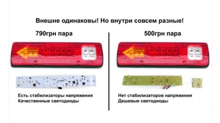 Светодиодные LED стопы фонари на ВАЗ2101 задние стопы на прицеп