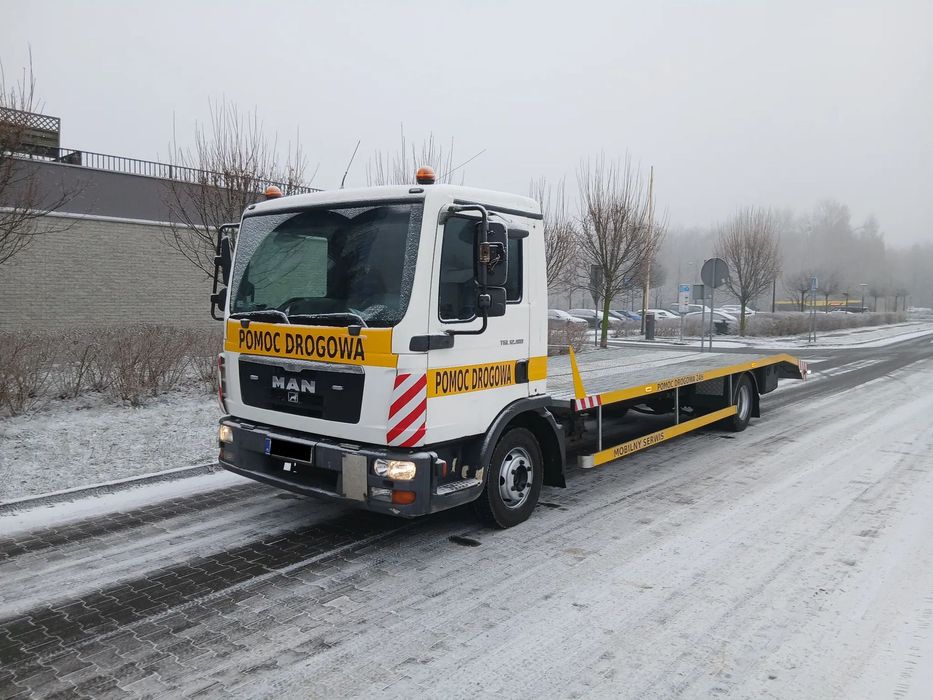 MAN MAN TGL 12,180 POMOC DROGOWA LAWETA HOLOWNIK AUTOLAWETA ŁADOWNOŚĆ 71OOKG Lawet