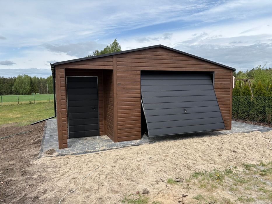 Garaz blaszany 6x6 5x6 7x6 8x6 10x6 profil zamkniety