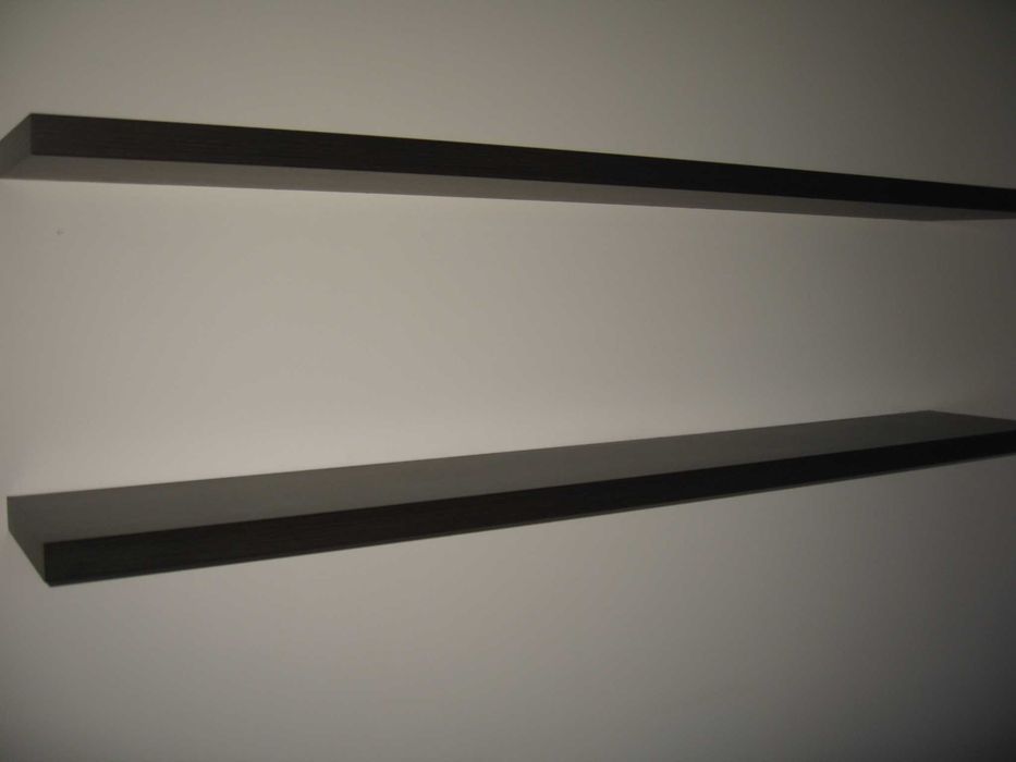 Półka półki Lack Ikea czarnobrązowy 151 x 25 x 3,5 cm 2 sztuki zestaw