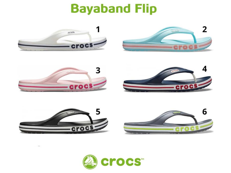 В'єтнамки Crocs Bayaband flip! Усі розміри! Чоловічі та жіночі! Нові!