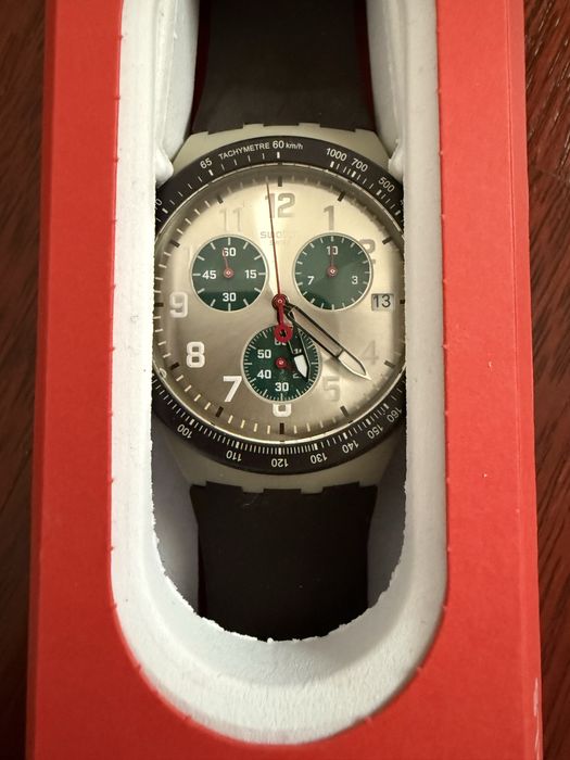 Zegarek Swatch Obsidian Ink Chronograph