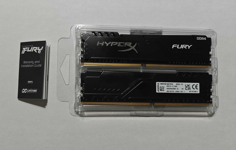 2x8gb DDR4 HyperX Fury 3200 MHz