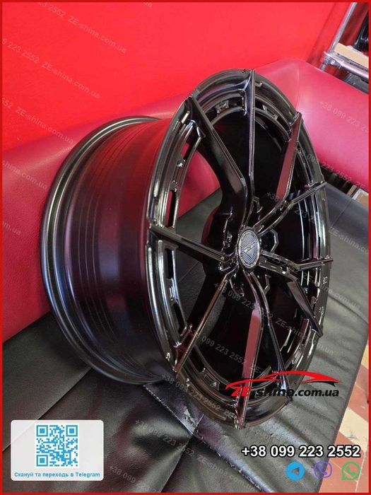 Диски Vossen R18 5x120 ET35 Flow Forming 8 кг  BMW E90 E60 F30 F10 320d 520d X3 F25 M Sport Нові Gloss Black