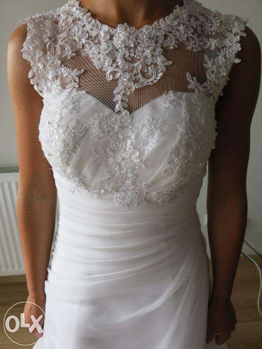 Wyjątkowa suknia ślubna rozmiar S CLASSA KWIAT IDEALNA