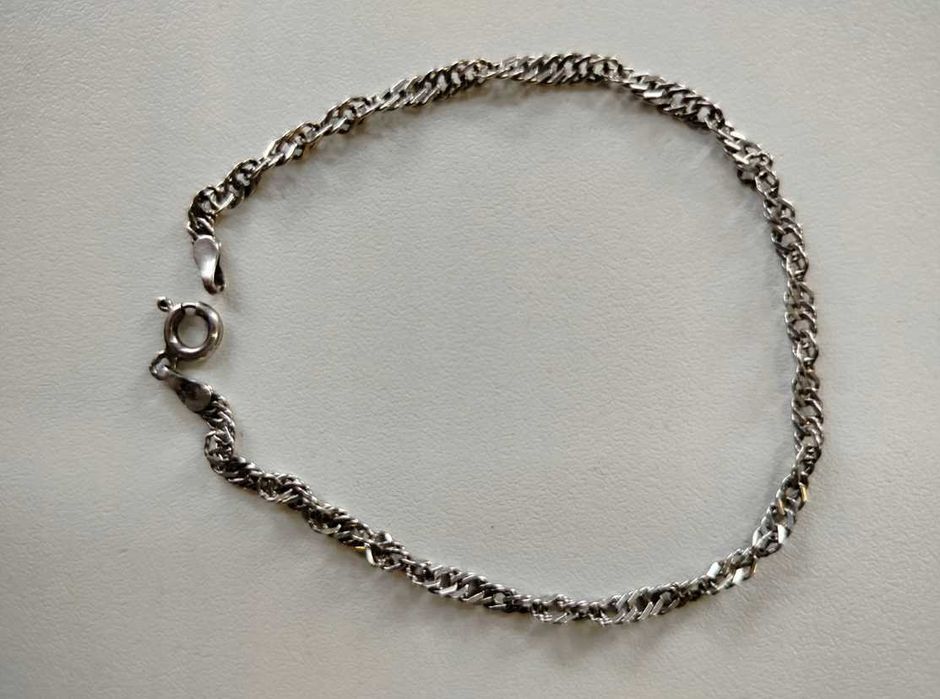 SREBRNA BRANSOLETKA 19 CM 2,39G + opakowanie