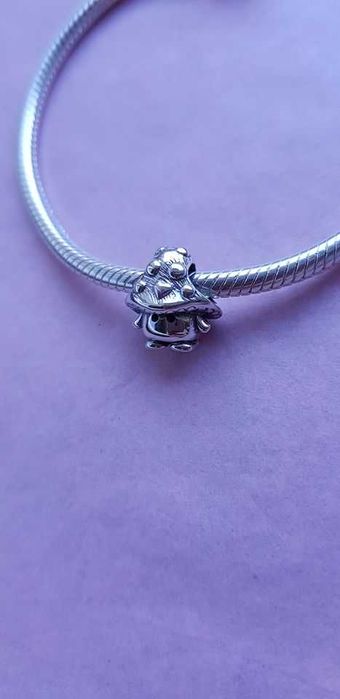 charms zawieszka srebro 925 uroczy grzybek