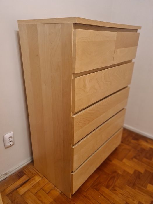 Cómoda MALM c/ 6 gavetas