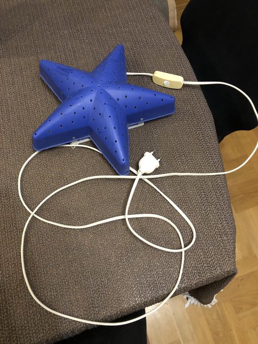 Lampka nocna niebieska