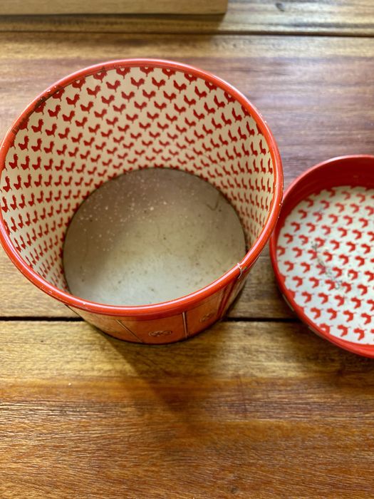 Lata para chá vintage