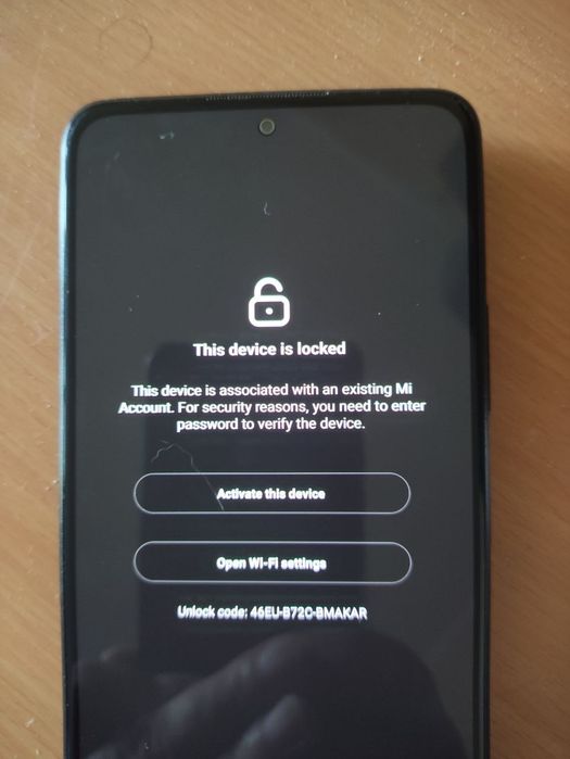 Разблокировка MIAccount FRP