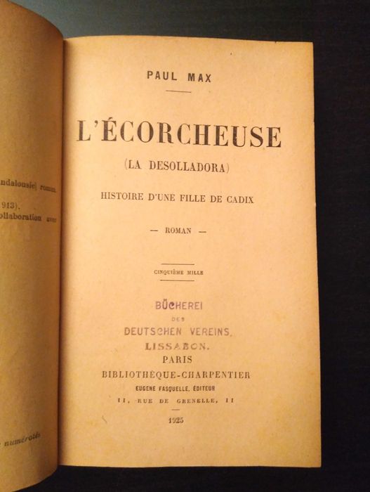 Paul Max - L'ecorcheuse - Histoire d'une Fille de Cadix