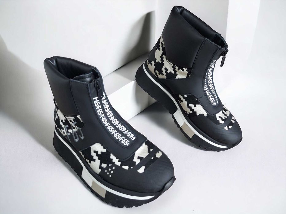 Оригинал. 36-36.5 Ботинки кроссовки хайтопы FABI F65 Италия