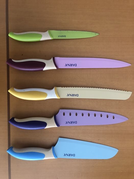 Conjunto 5 facas cerâmica64741021286018120