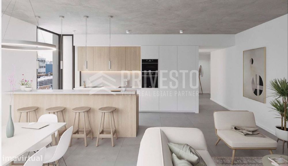 Apartamento T2 NOVO, com terraço - Empreendimento Paiva Couceiro Resid