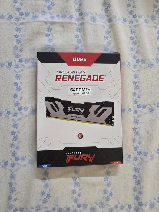 Memória Kingston Fury Renegade 2x16gb 32gb  6400mhz Cl 32