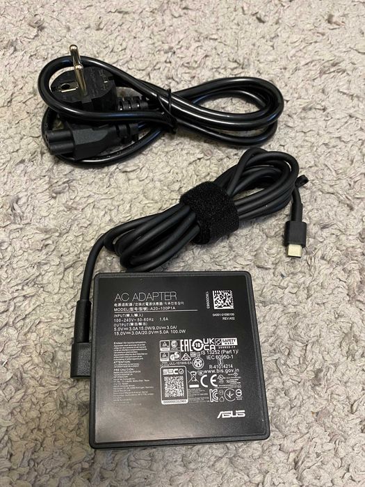 Блок живлення для ноутбука Asus 20V5A Type-C 100W+кабель 220В