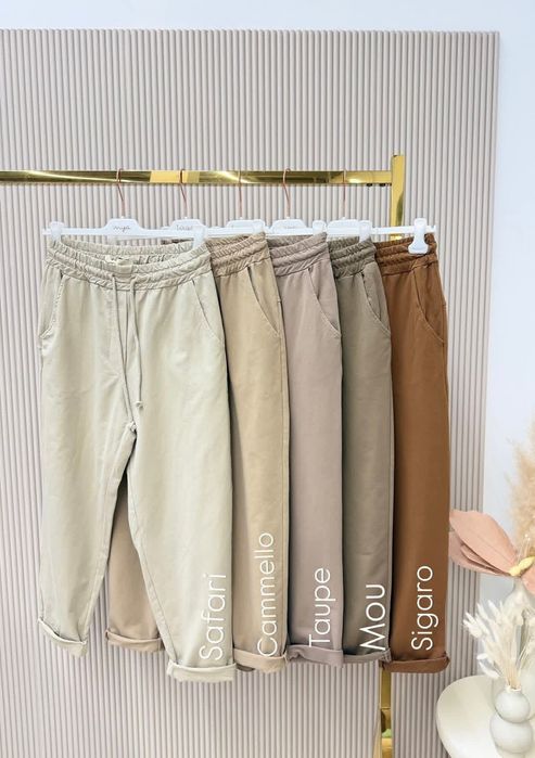 Spodnie damskie Wiya z patką różne kolory