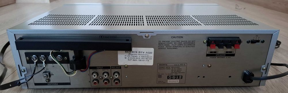 Amplituner Sony XO-3 + kolumny SS-290 | Vintage | Zestaw audio