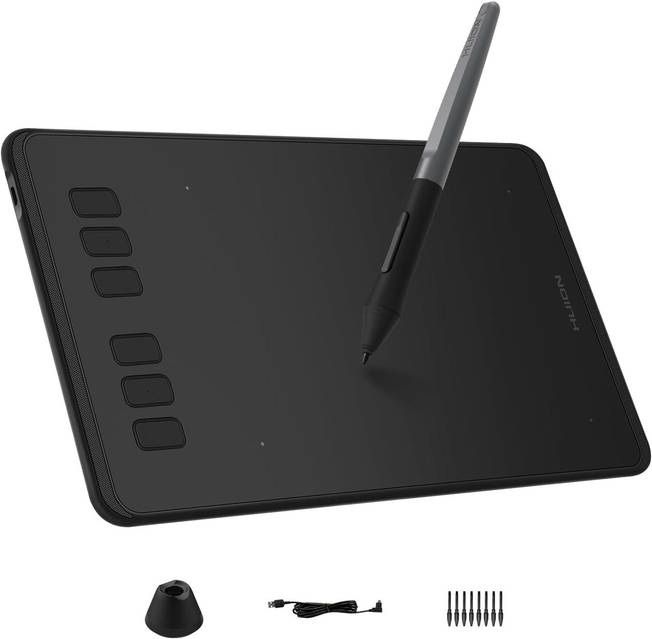 Графічний планшет - для малювання, Huion H640P