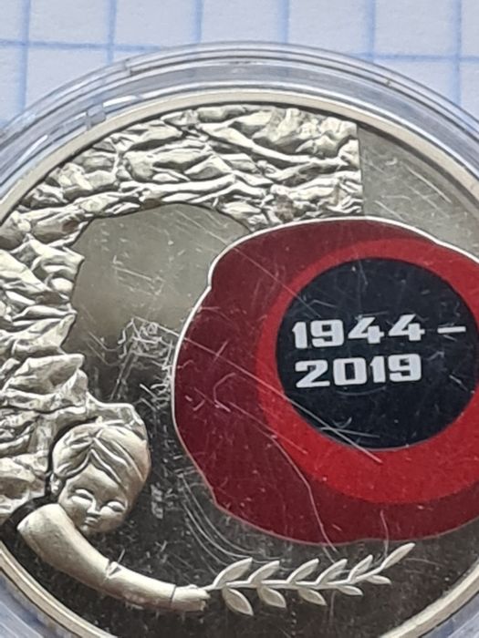 Украина  5 гривень  2019