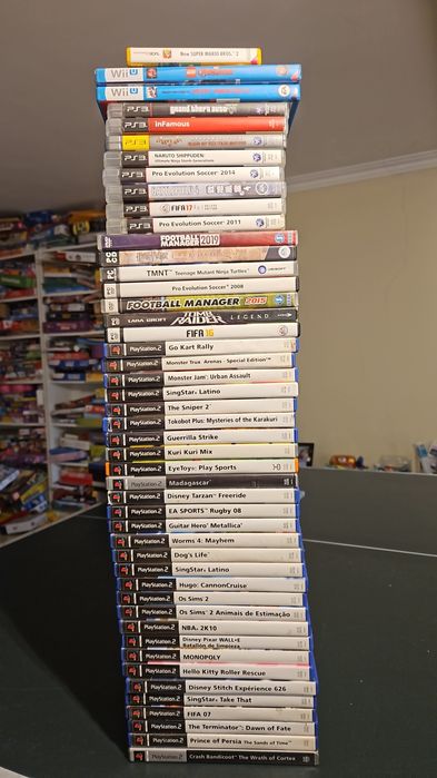 Vendo vários jogos