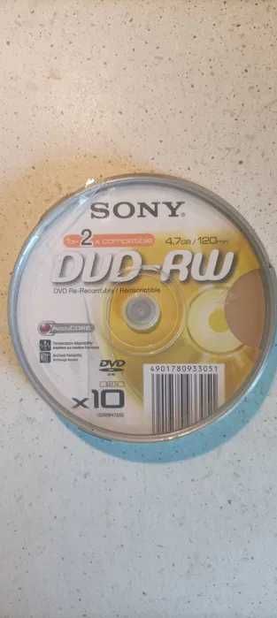 Płytki DVD -RW Sony x 10 sztuk