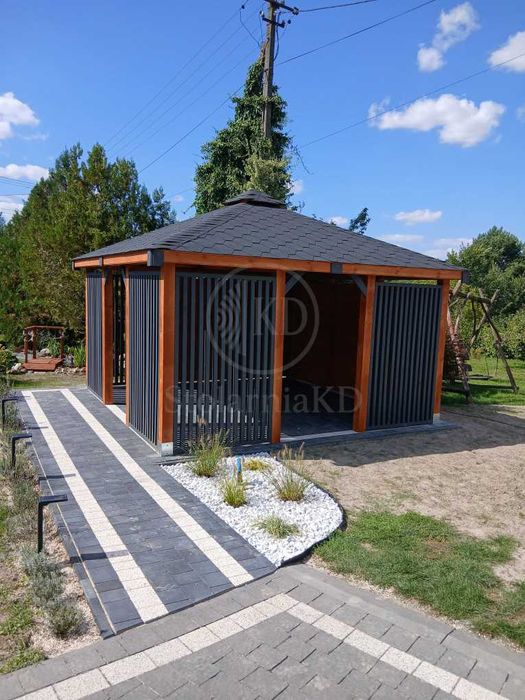 Altana ogrodowa | altanka drewniana | lamele | A6 | producent