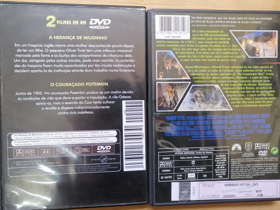 Assassino virtual  O Couraçado potemkin A herança de miudinho