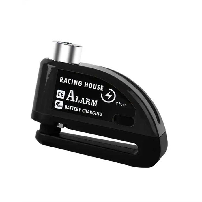 Cadeado Alarme Disco Moto 110dB Recarregável USB
