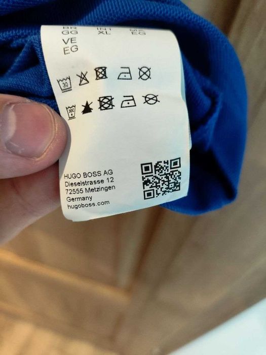 Hugo Boss Green Moisture Manager Polo – męska koszulka polo premium – Rozmiar M
