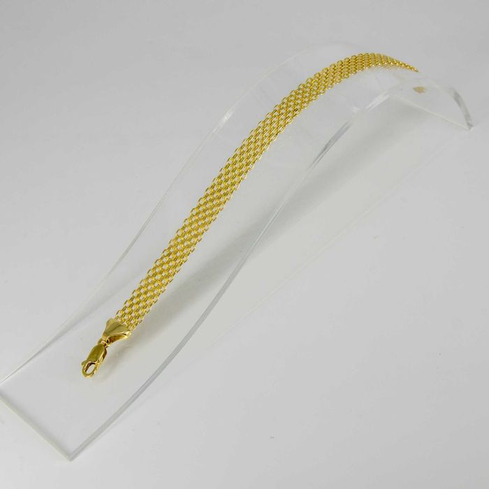 Złota bransoletka 585 5,12 gram 20cm Bismark 8,5mm NOWA WYSYŁKA GRATIS